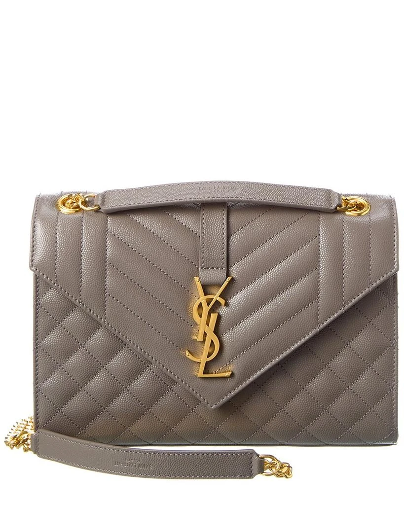 Yves Saint Laurent Envelope Medium Leather Shoulder Bag 1