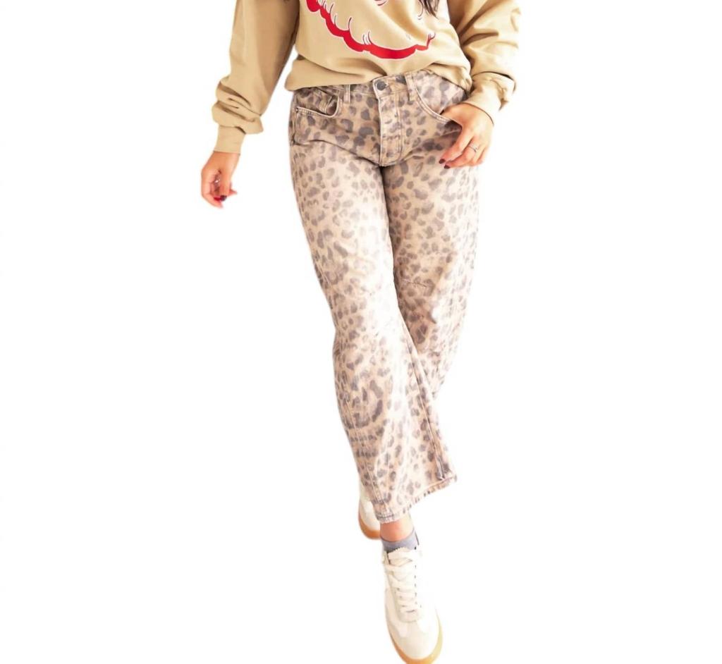 Josie Ho Ho Ho Santa Sweatshirt In Pebble Khaki