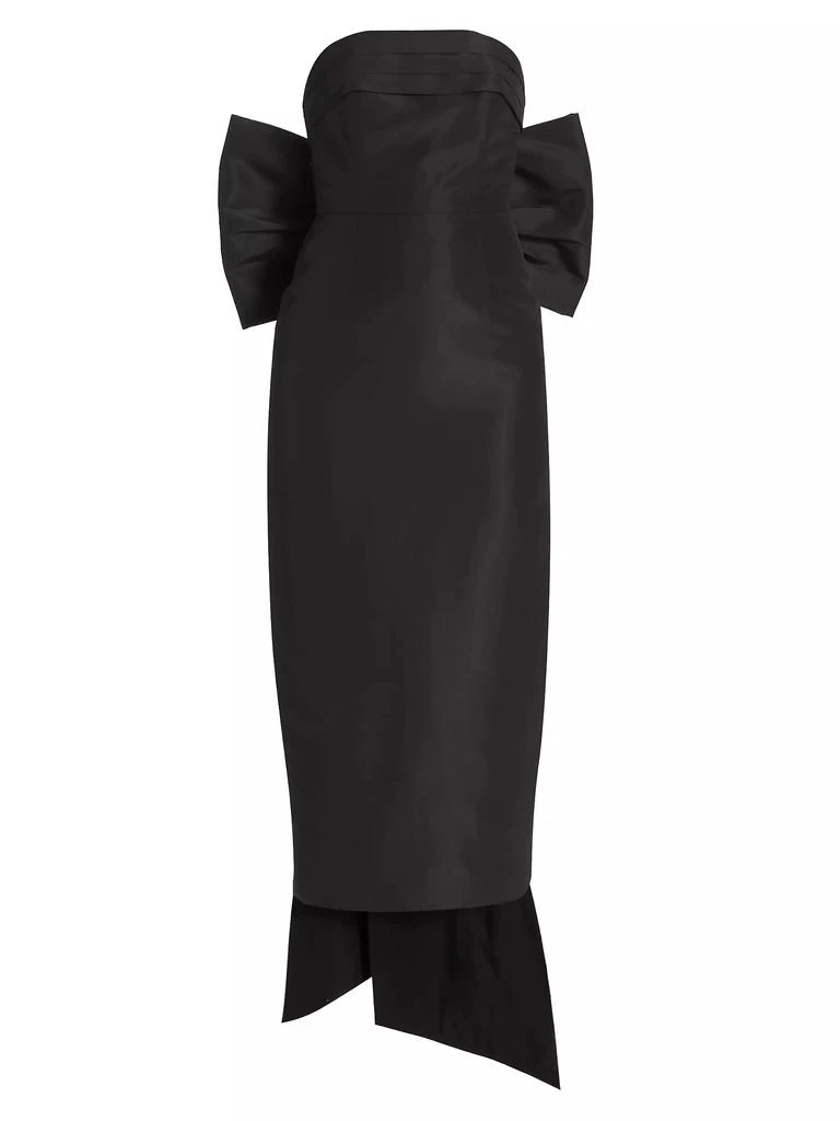 Alexia María Margaret Bow Silk Dress 1