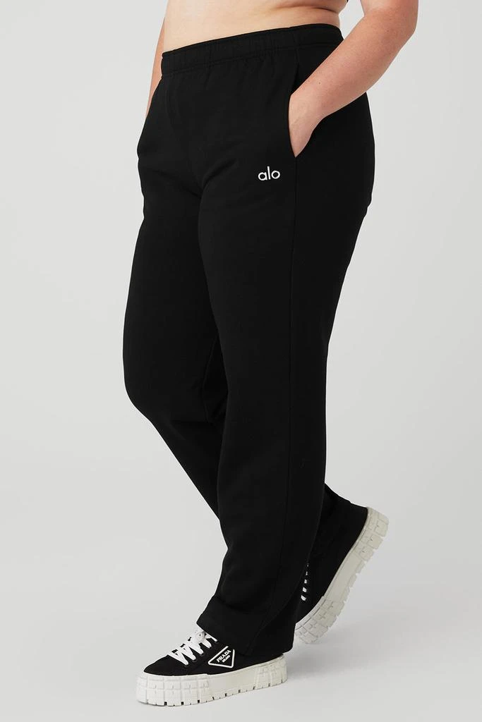 Alo Yoga Accolade Straight Leg Sweatpant - Black 7