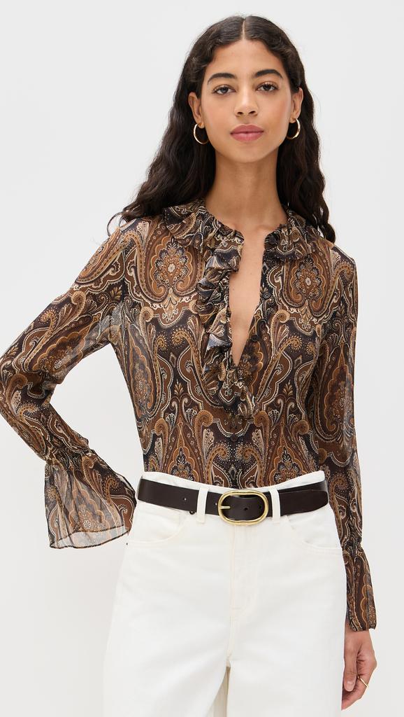 Nili Lotan Cecily Silk Shirt