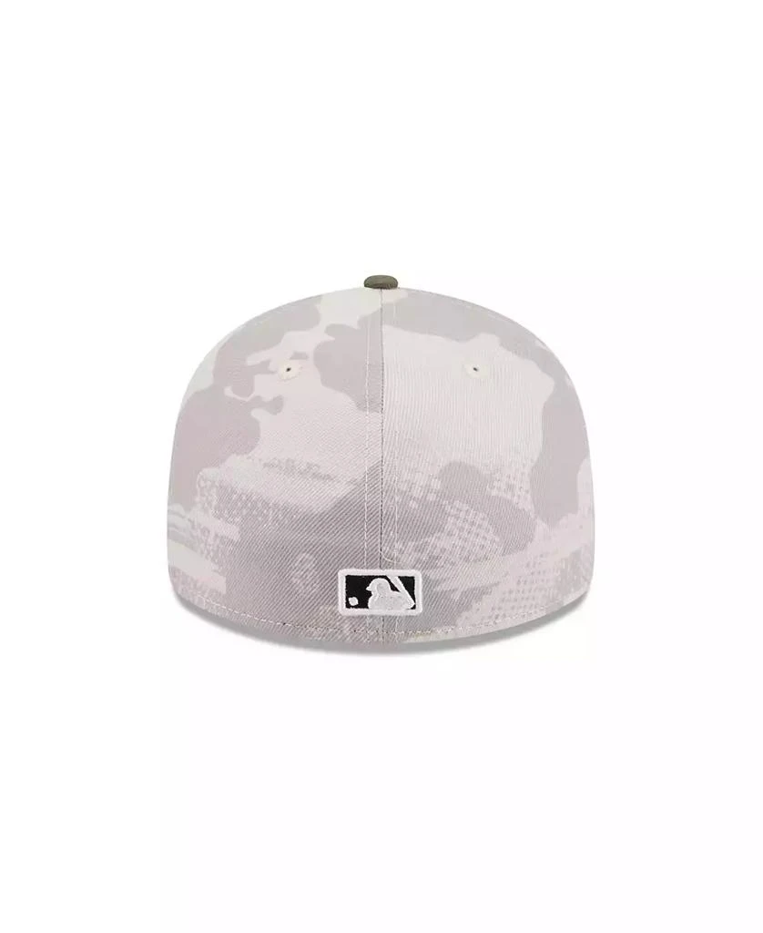 New Era Men's Light Beige/Olive Milwaukee Brewers 2025 Armed Forces Day Low Profile 59FIFTY Fitted Hat 5