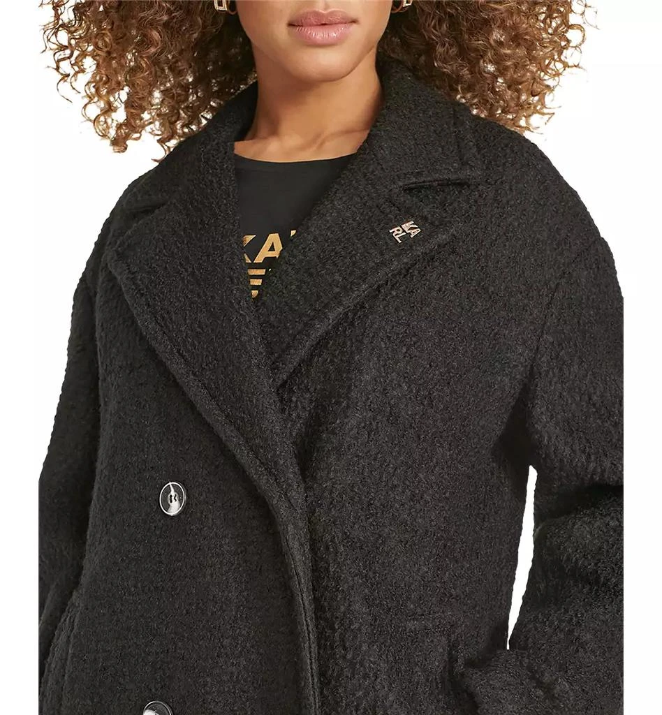 Karl Lagerfeld Paris Women's Double-Breasted Overcoat, Created for Macy's 6