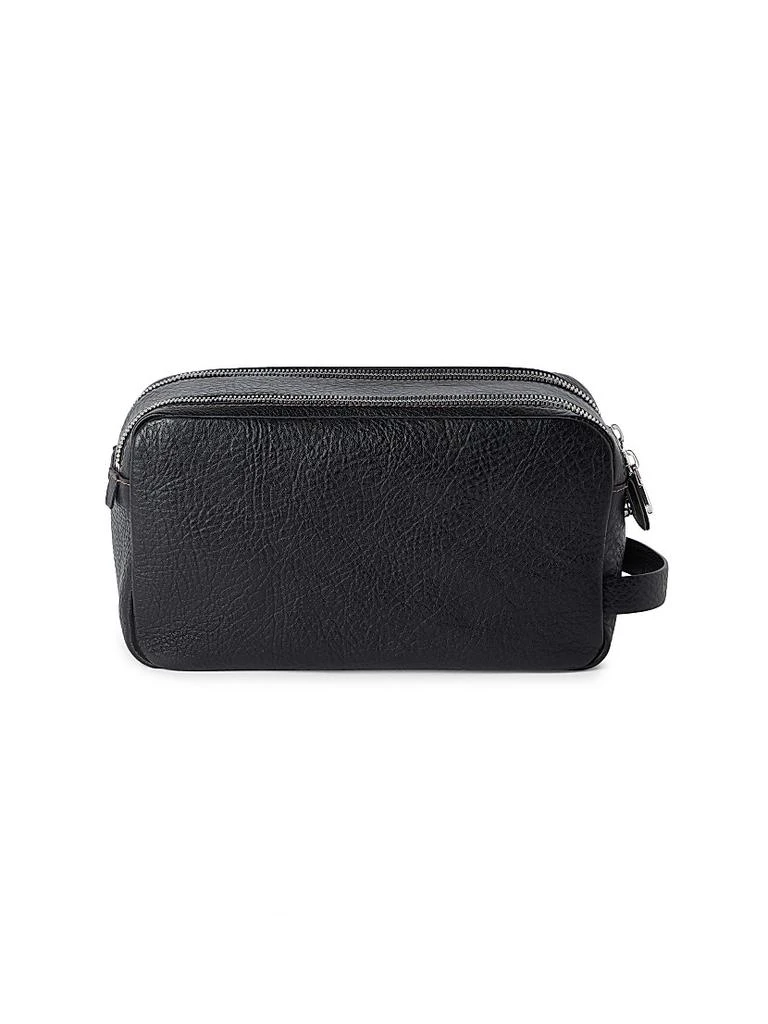 Brunello Cucinelli Grained Calfskin Beauty Case with Double Zipper 3