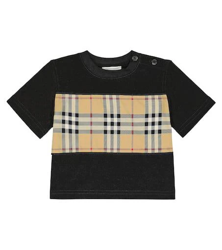 Checked cotton T-shirt – On Sale Now with Up to 41% Off Discover