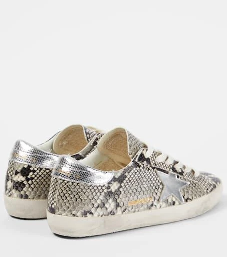 Golden Goose Super-Star snake-effect leather sneakers 3