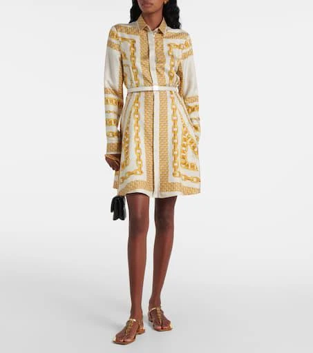 Versace Metallic leather thong sandals 2