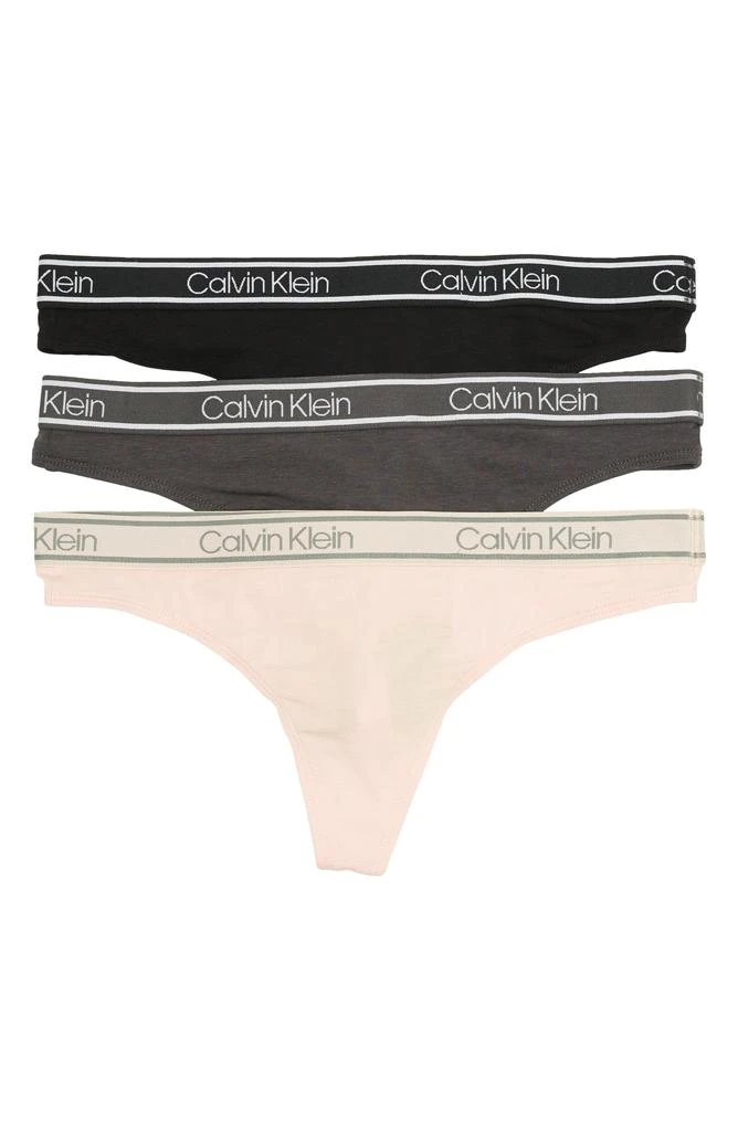 Calvin Klein Comfort 3-Pack Low Rise Thongs 1