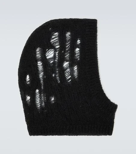 Rick Owens Distressed ski mask 1