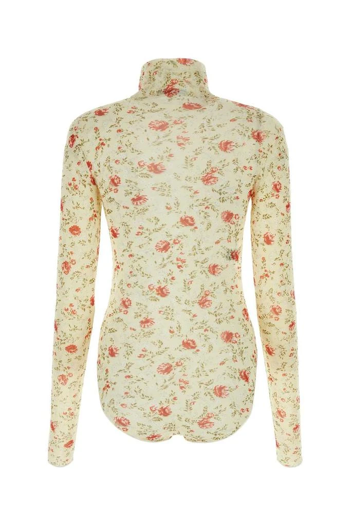 Prada Prada Allover Printed Jersey Bodysuit 2