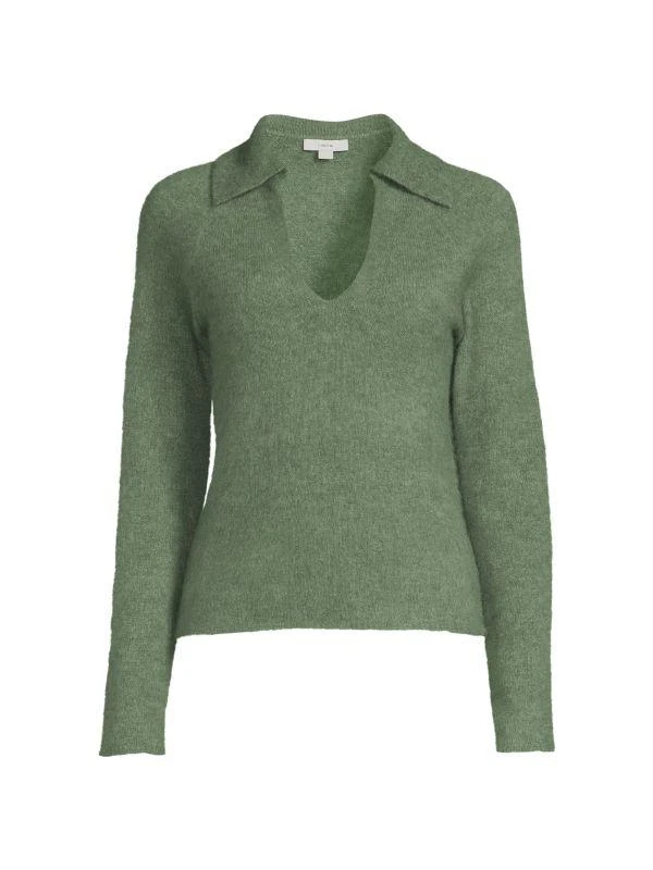 Vince Alpaca Blend Polo Sweater 3
