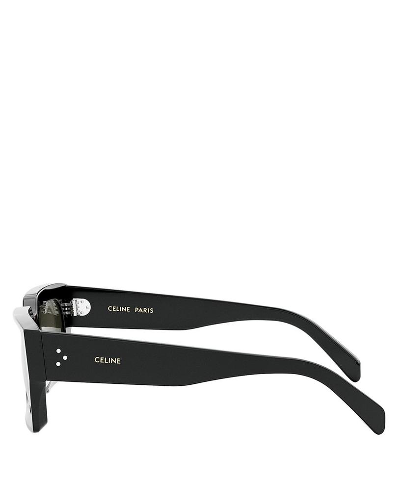 Celine Bold 3 Dots Rectangular Sunglasses, 54mm - Sunglasses