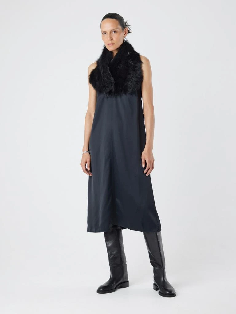 Gushlow & Cole Baby button shearling scarf 2