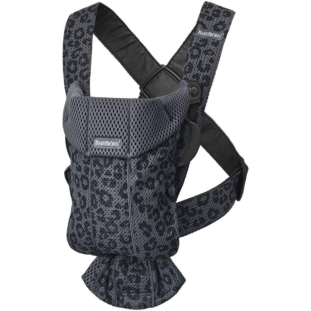 BABYBJÖRN BABYBJÖRN Mini 3D Mesh Baby Carrier - Antharcite Leopard Mesh