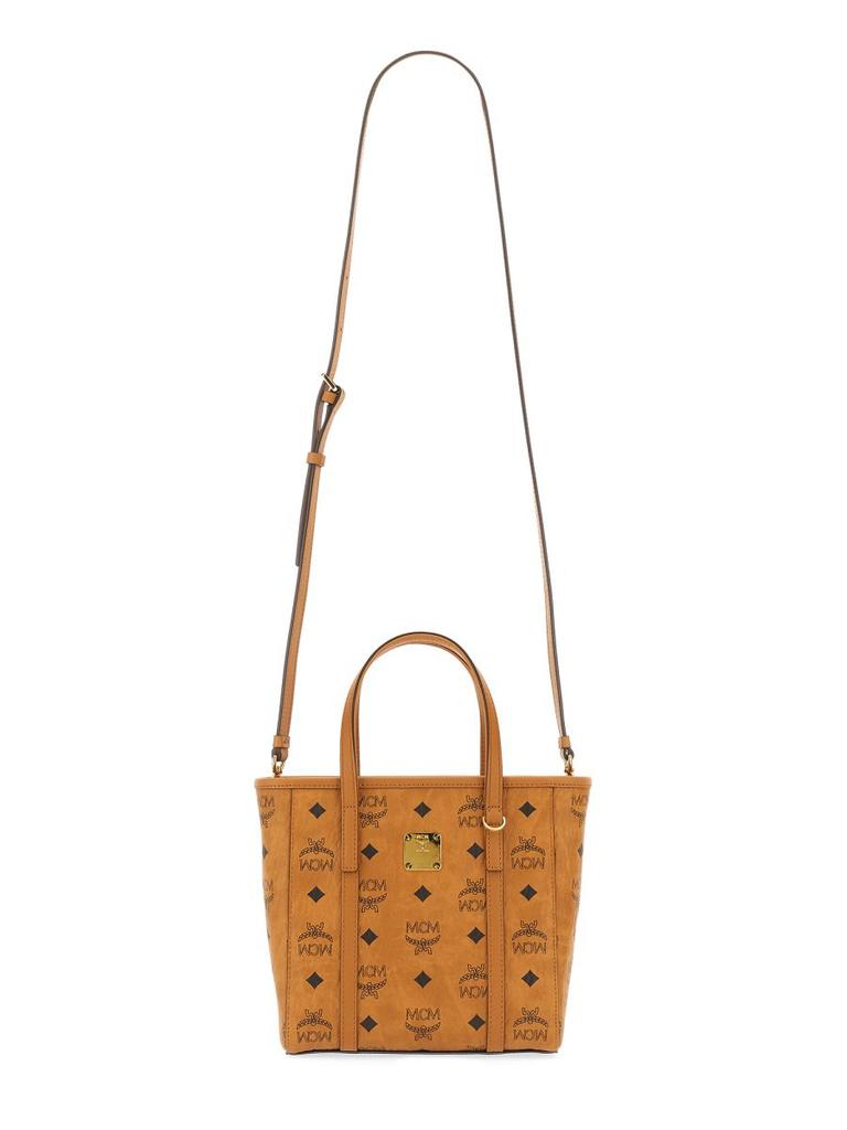 MCM Aren Top-Zip Mini Shopper Bag