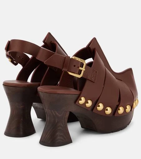 ETRO Leather clogs 3