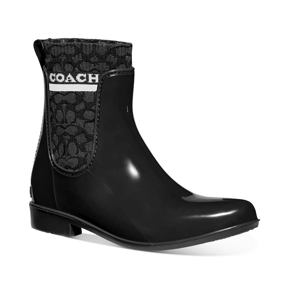 COACH Women's Rivington Logo Rain Boots 1