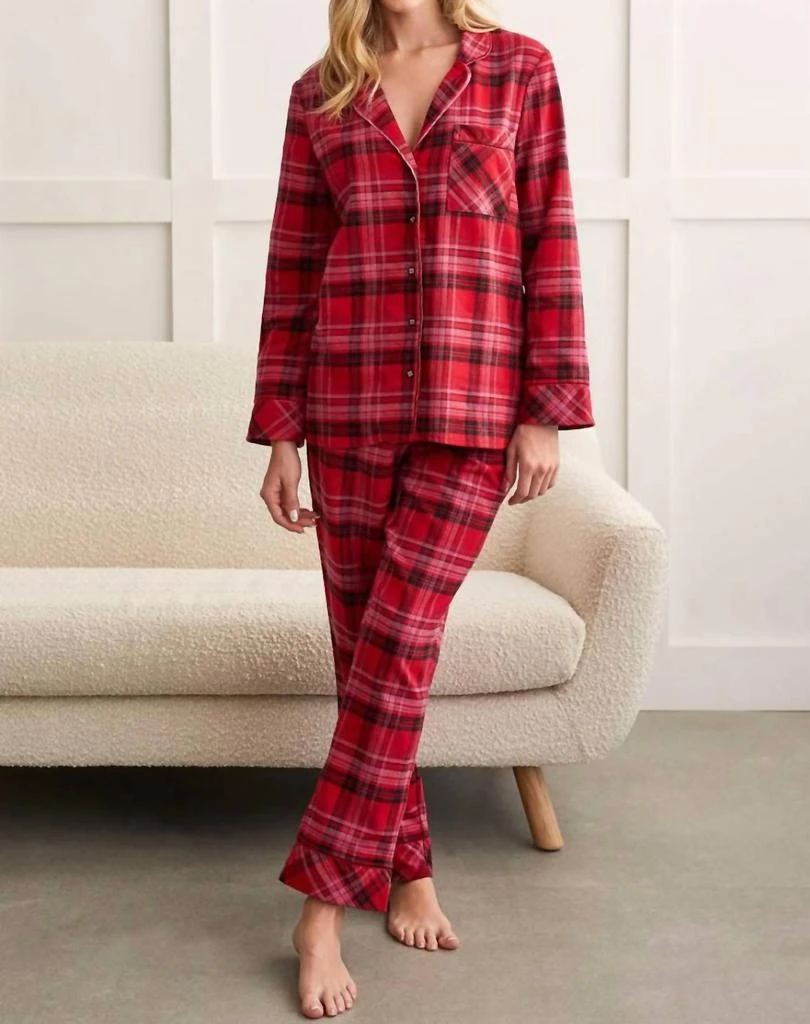 Tribal Tribal - Plaid Pajama Set 1