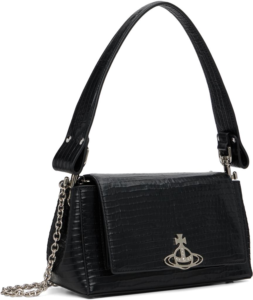 Vivienne Westwood Black Hazel Medium Handbag