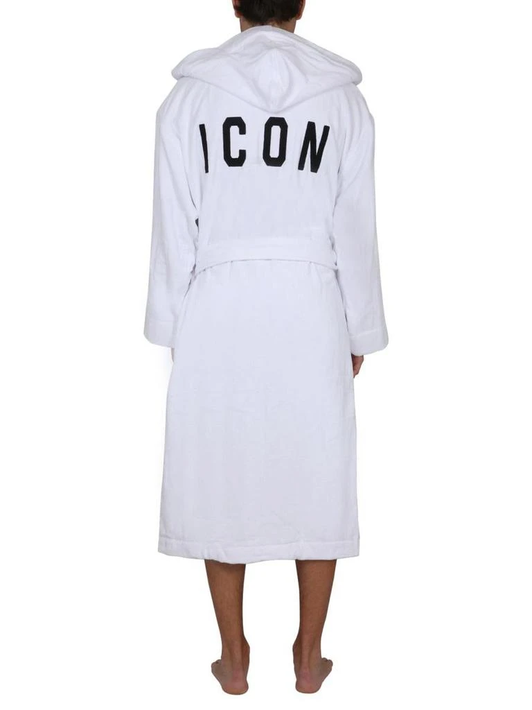 DSQUARED2 Dsquared2 Bathrobe With Logo Unisex 4