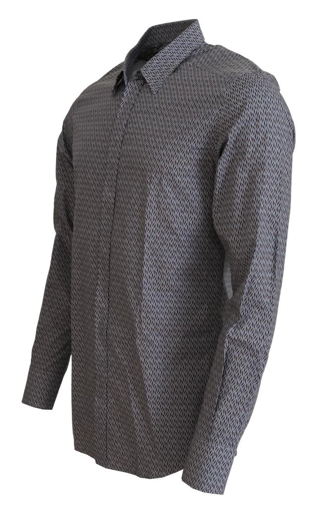 Dolce 
Gabbana Dolce 
Gabbana Gray Brown GOLD Slim Fit Dress Formal Shirt 4