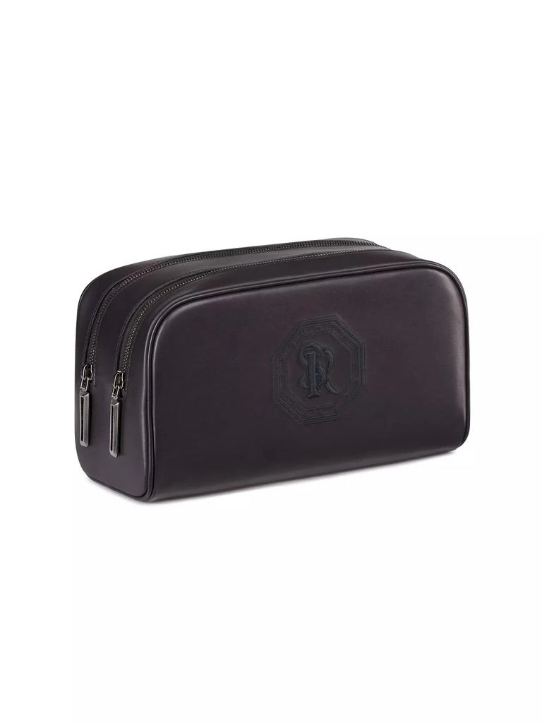 Stefano Ricci Saddle Soft Calfskin Leather Toiletry Bag 2