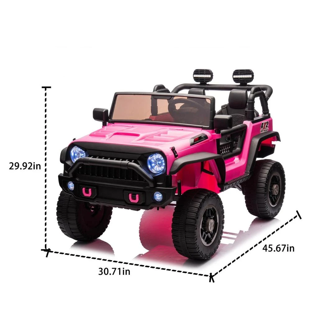 Streamdale Furniture Streamdale 24V Kids Ride-On Truck with Parental Control 2