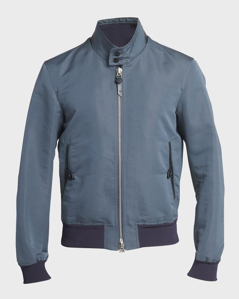 Tom Ford Men's Harrington Fine Poplin Blouson Jacket