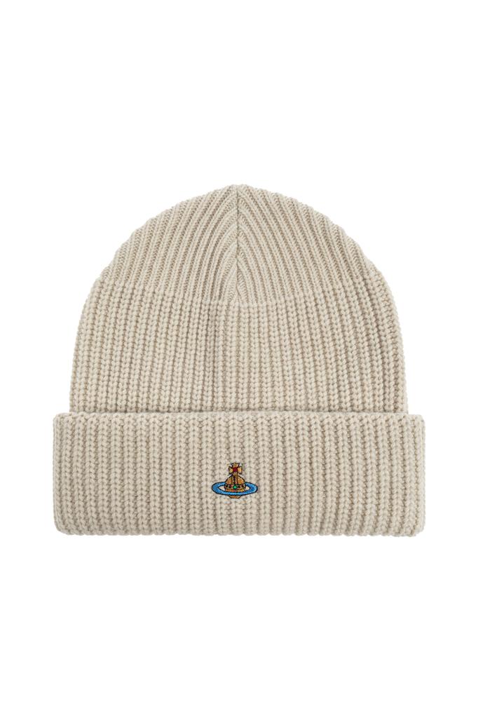Vivienne Westwood Logo-embroidered alpaca-blend beanie