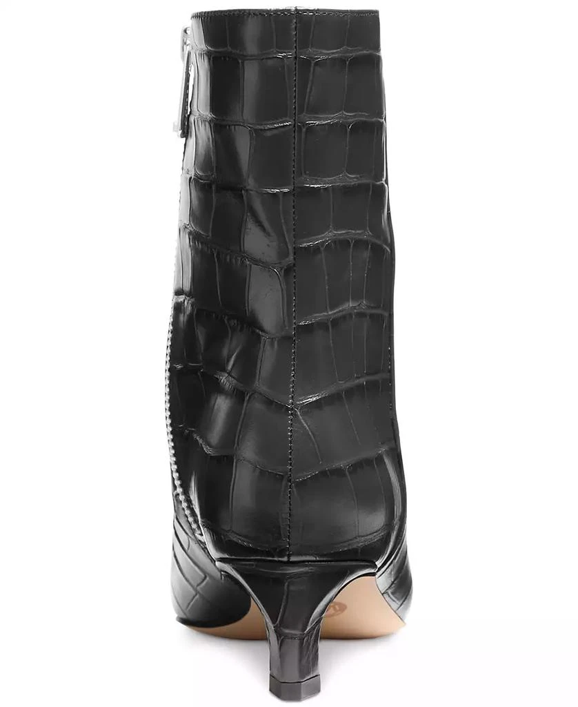 Michael Kors Women's Cosmo Croc-Embossed Kitten Heel Booties 3