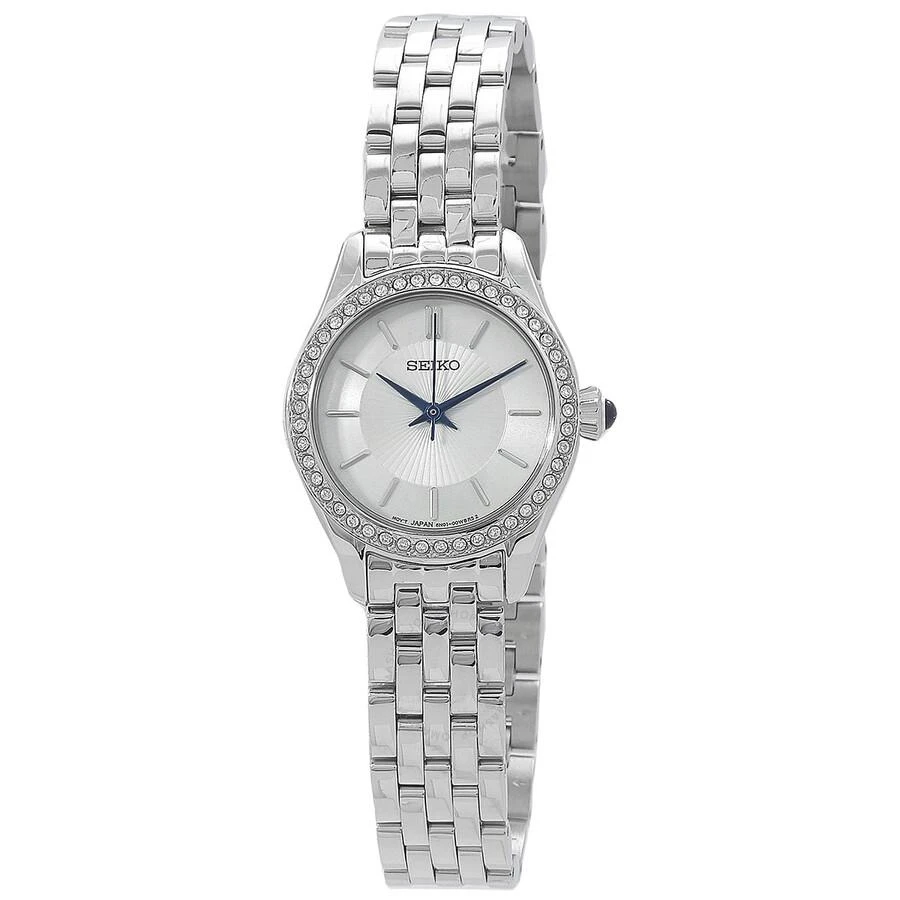 Seiko Quartz White Dial Ladies Watch SUR539 1