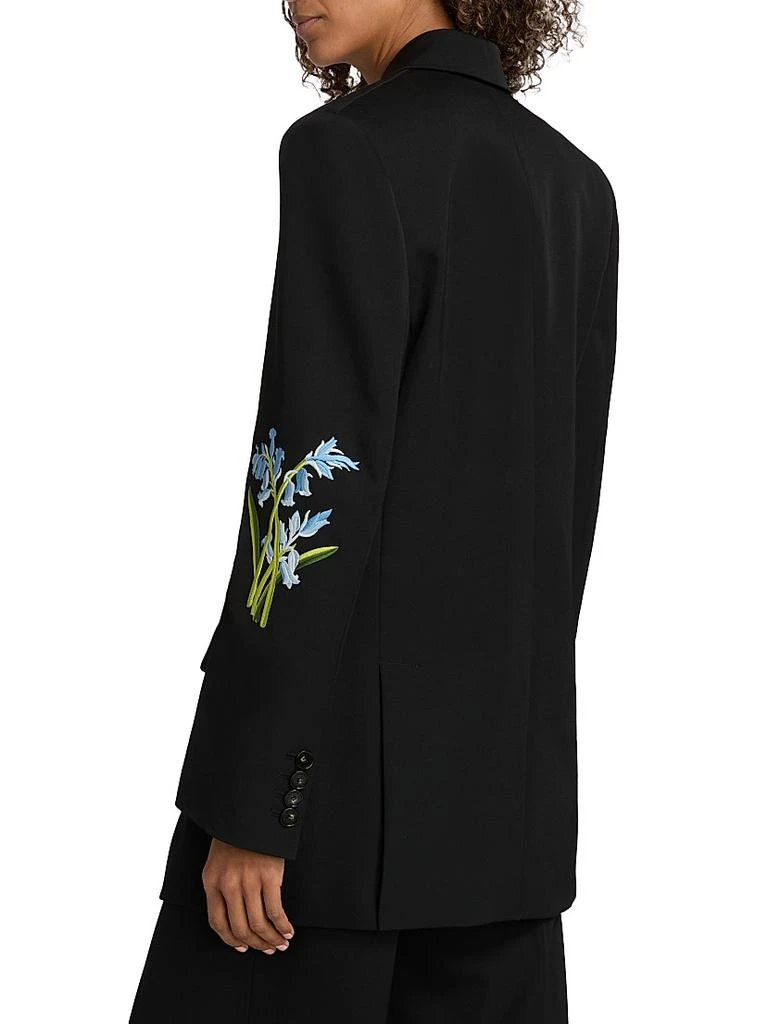 Stella McCartney Floral Embroidered Boyfriend Blazer 5