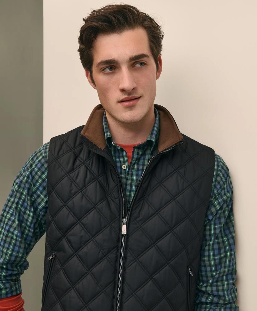 Brooks Brothers Paddock Diamond Quilted Vest