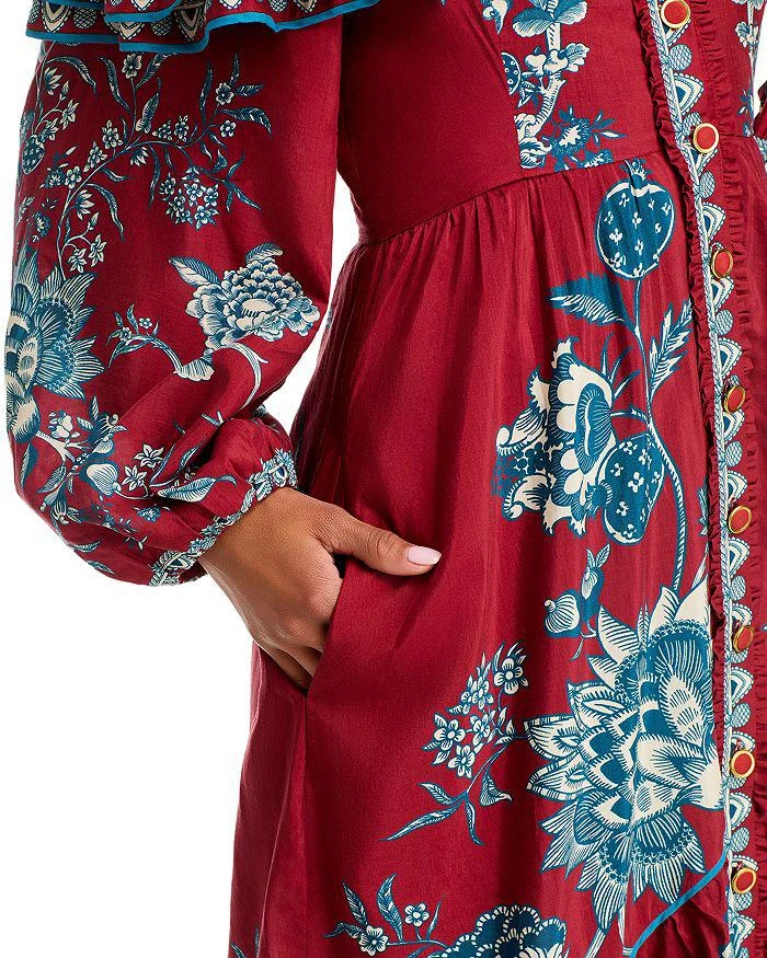 Farm Rio Tropical Landing Off-the-Shoulder Dress 6