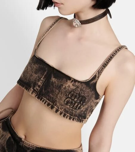 Miu Miu Denim bralette 4