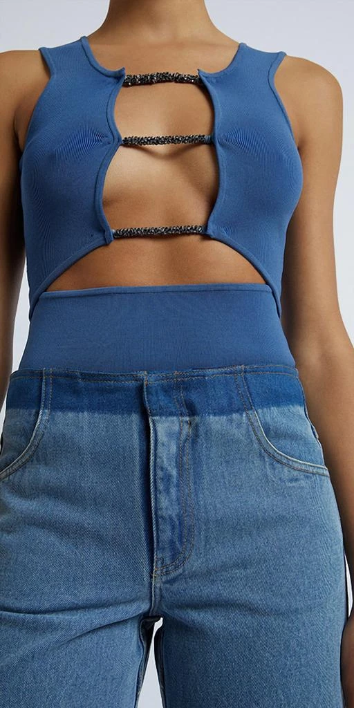 Christopher Esber Christopher Esber - Crystal Lattice Tank Top 1