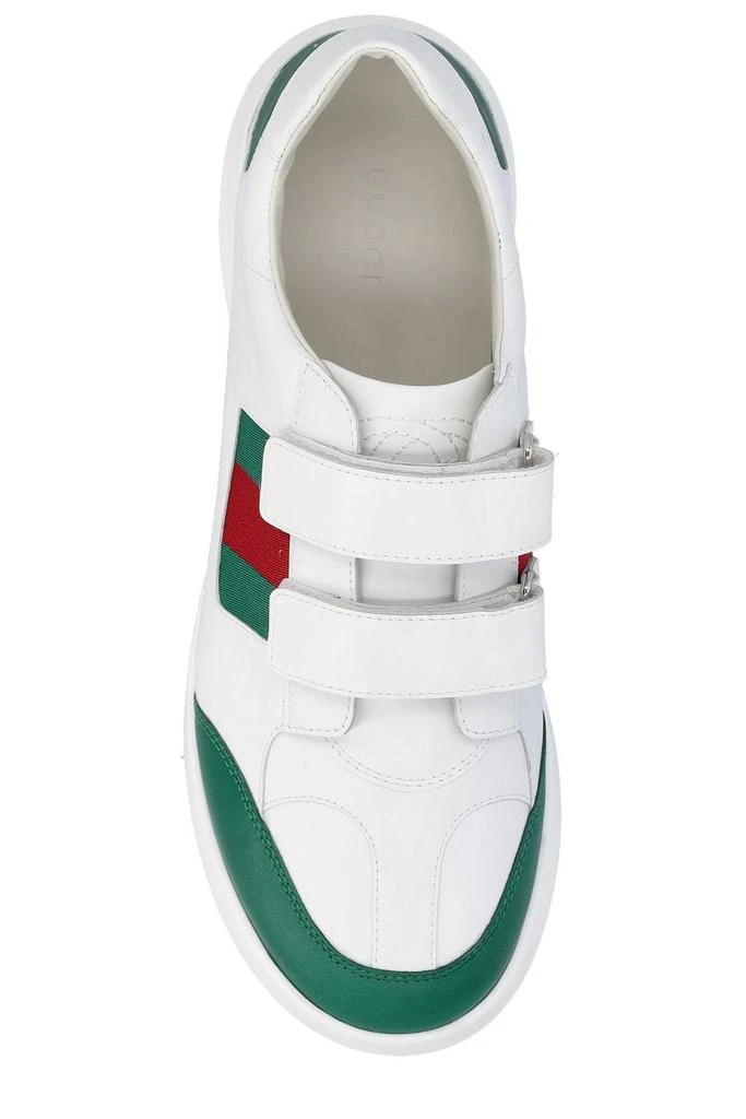 Gucci Gucci Kids Ace Web Detailed Trainers 4