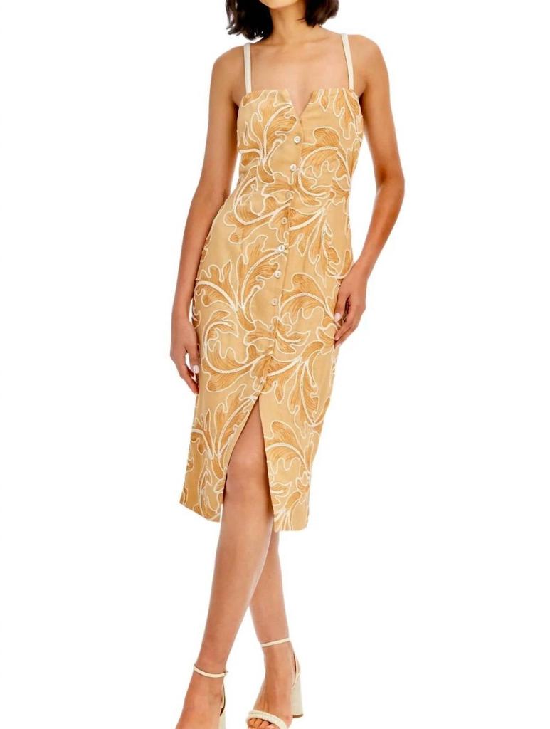 Allison New York Allison New York - Mira Embroidered Midi Dress