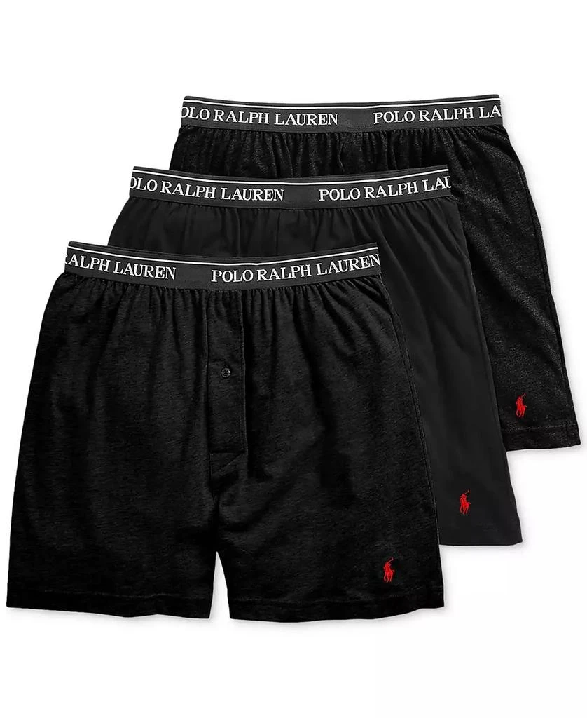 Ralph Lauren Men's 3-Pack Cotton Classic Knit Boxers 1