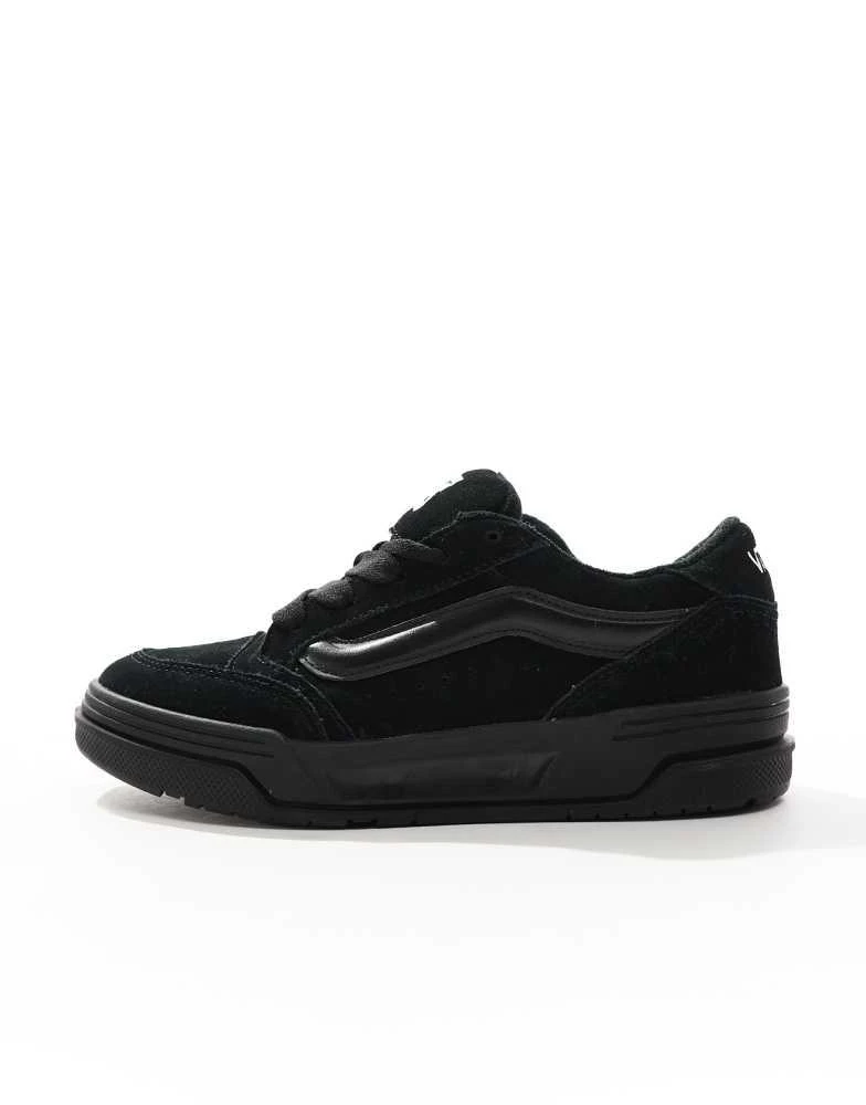 Vans Vans hylane chunky suede trainers in triple black 2