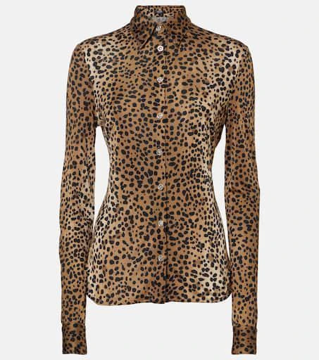 Versace Leopard-print shirt 1