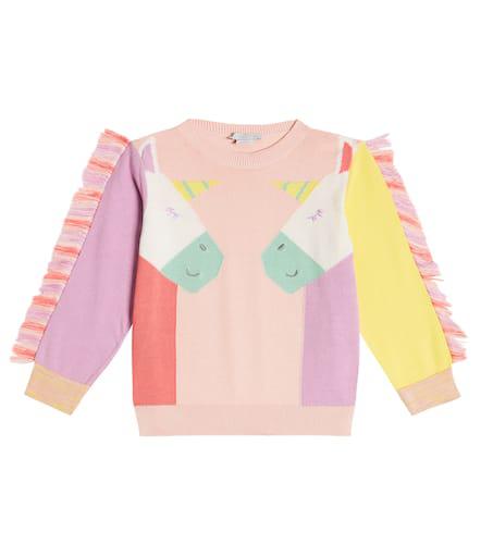 Stella McCartney Embroidered cotton sweatshirt