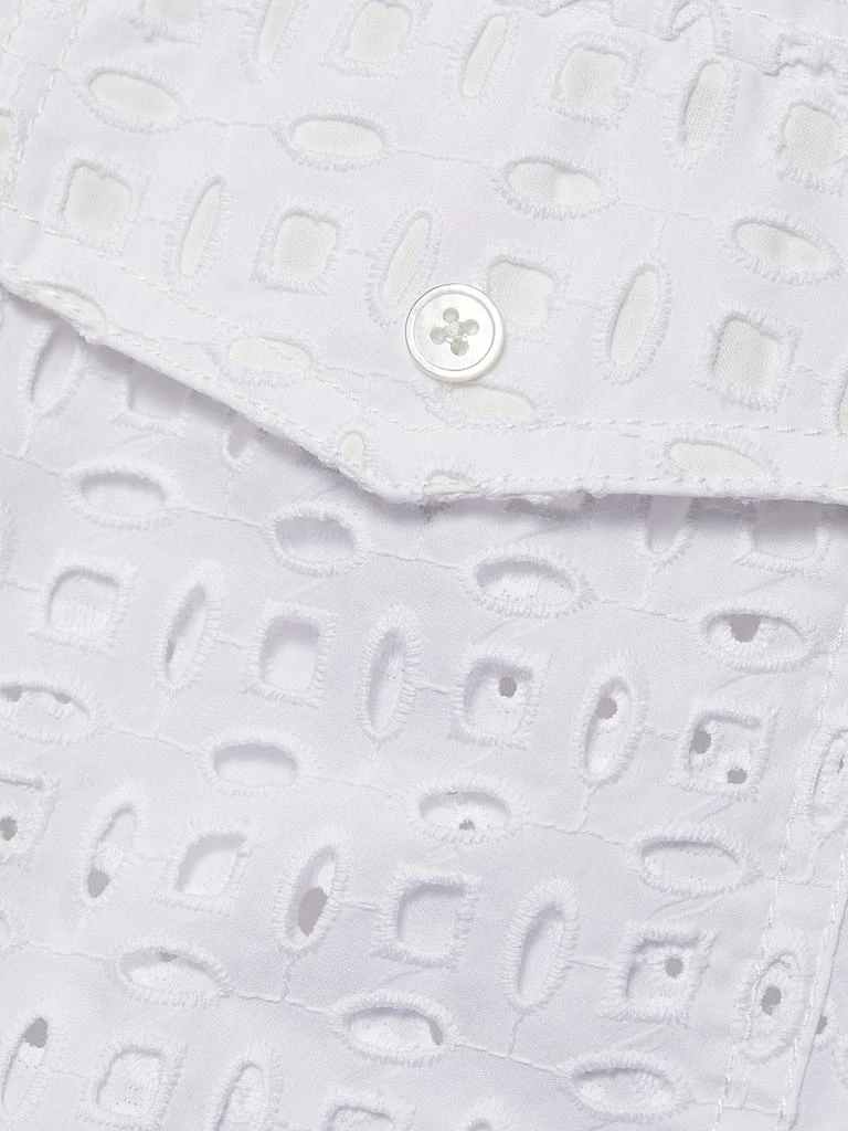 VERONICA BEARD Spruce Eyelet Cotton Top 7