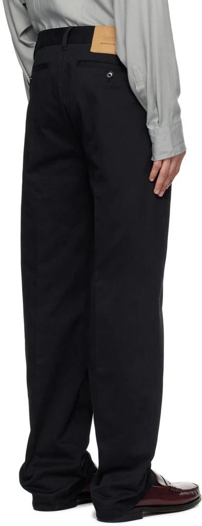 AMI Black Straight Trousers 3