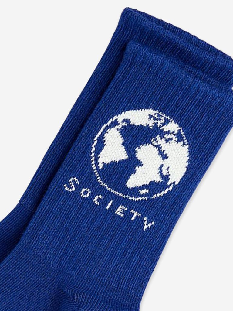 Mini Rodini Mini Rodini Kids Society Socks in Blue