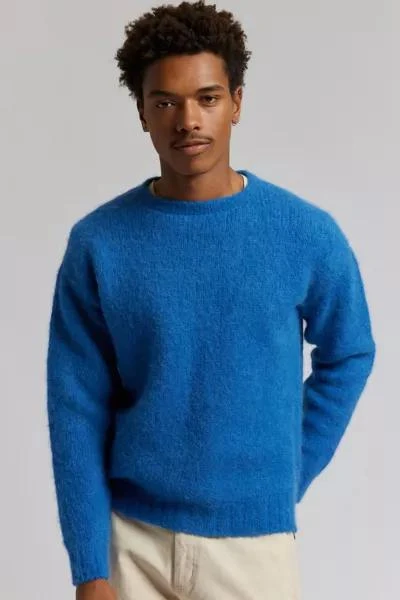 Monitaly Monitaly Shaggy Crew Neck Sweater 1