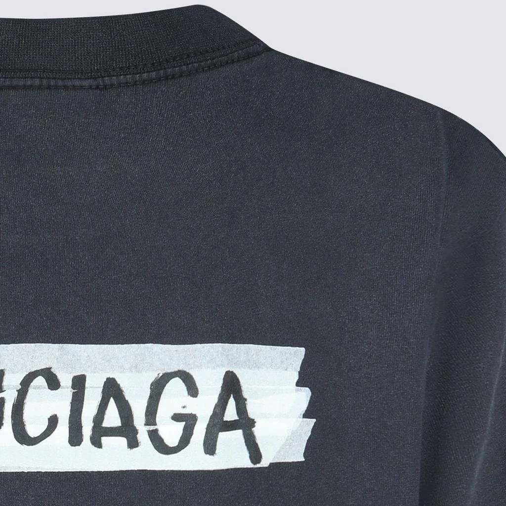 Balenciaga Balenciaga Masking Tape Faded T-Shirt 4