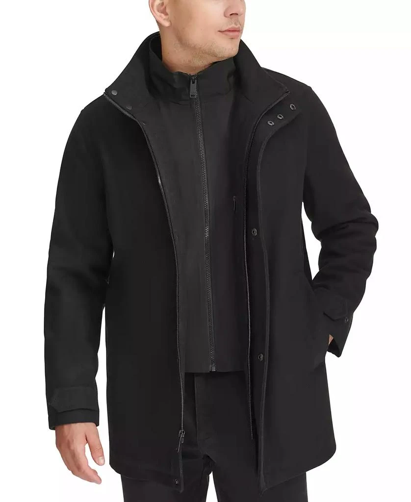 Dockers Men's 3/4-Length Car Coat with Full-Zip Bib 1