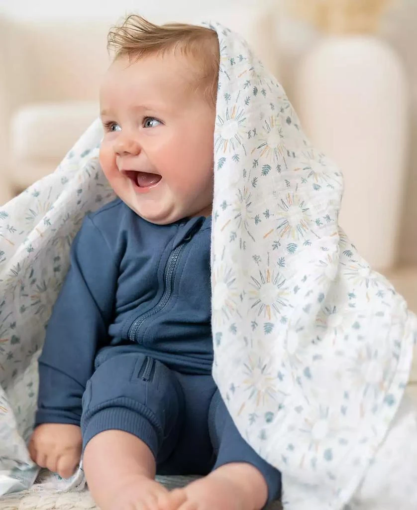 aden + anais Baby Boys or Baby Girls Muslin Swaddles, Pack of 4 5