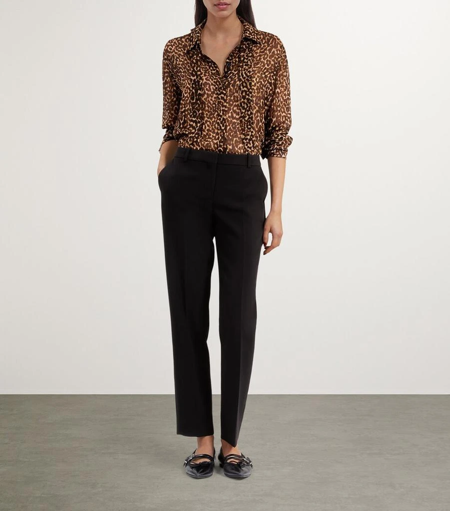 The Kooples Semi-Sheer Leopard Shirt 5